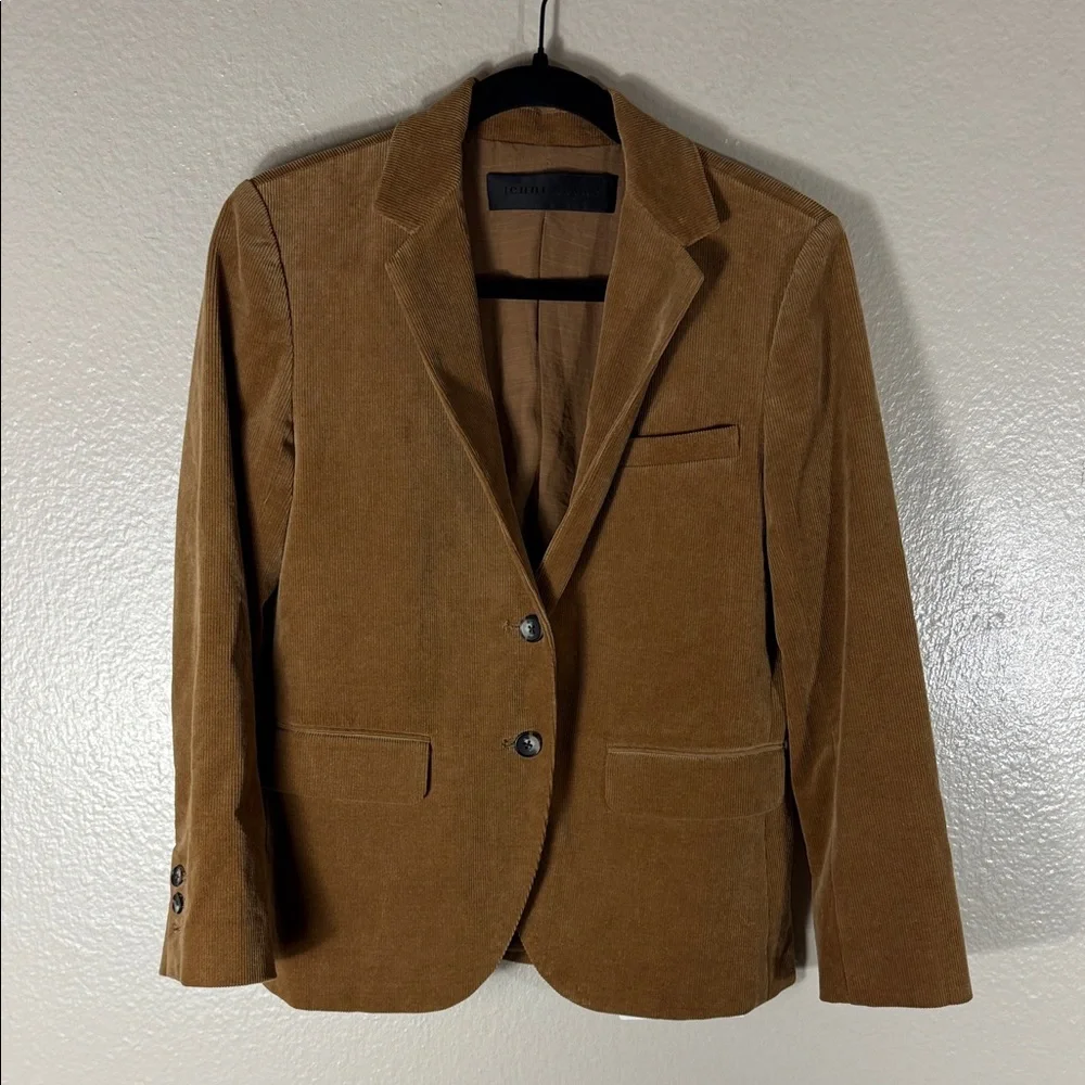 Jenni Kayne Chord Boy Blazer Corduroy in Tan - Picture 2 of 6